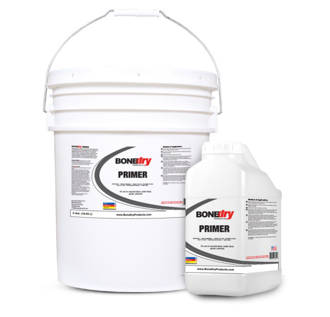 Bone Dry Primer 1 Gallon & 5 Gallons