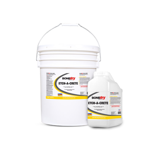 Bone Dry Etch-A-Crete 1 Gallon & 5 Gallons